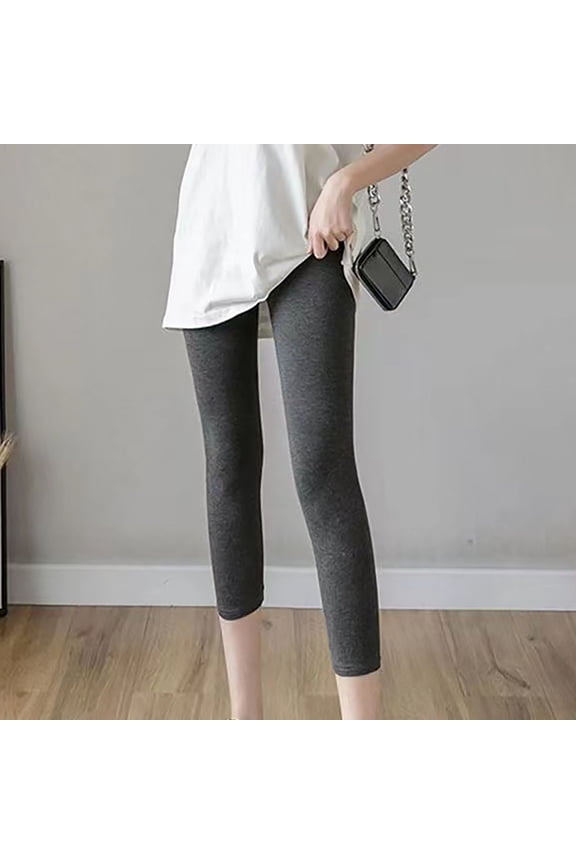Women's Leggings Slim Fit Slim Leg Pants High Elasticity Girls' Casual Pants Leggings Ladies' Leggings,Gray Women's Legging L