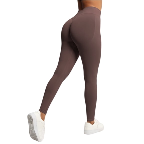 Women's Leggings Water Resistant Thermal Winter Warm Tights High Waisted Running Gear 2025 Coffee S