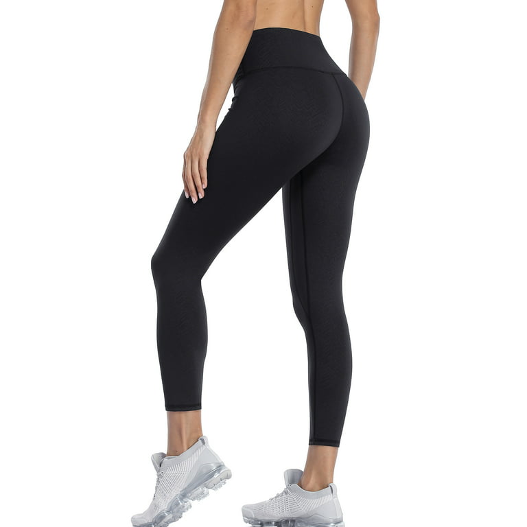 Stretchy Nylon Gym Leggings Women Yoga Pants with Pockets Anti