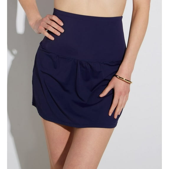 Women's Leilani A720039 Solids Control Skirtini Swim Bottom (Leilani Navy 16)