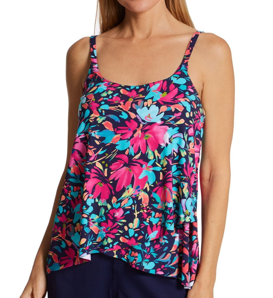 Women's Leilani G721058 Spellbound Cape Town Tankini Swim Top (Leilani