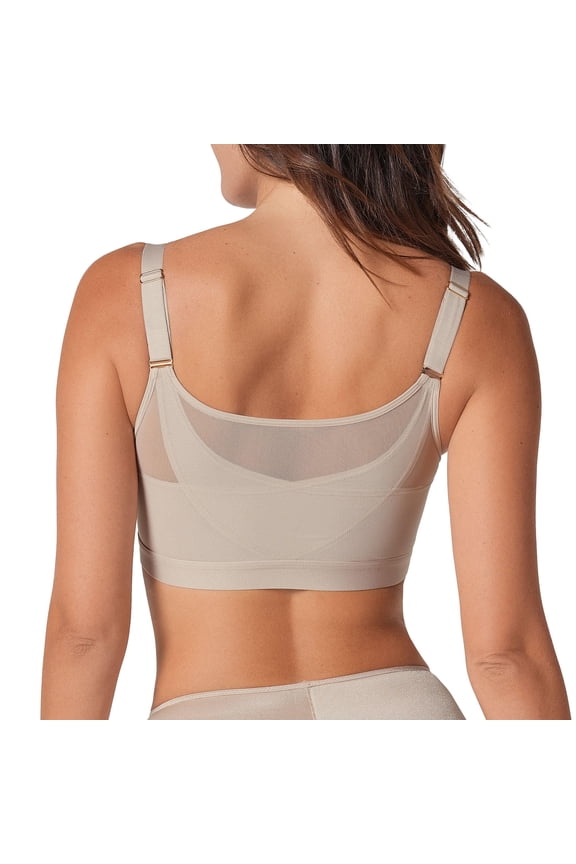 Women's Leonisa 011936 Posture Corrector Back Support Contour Cup Bra (Nude 40C)