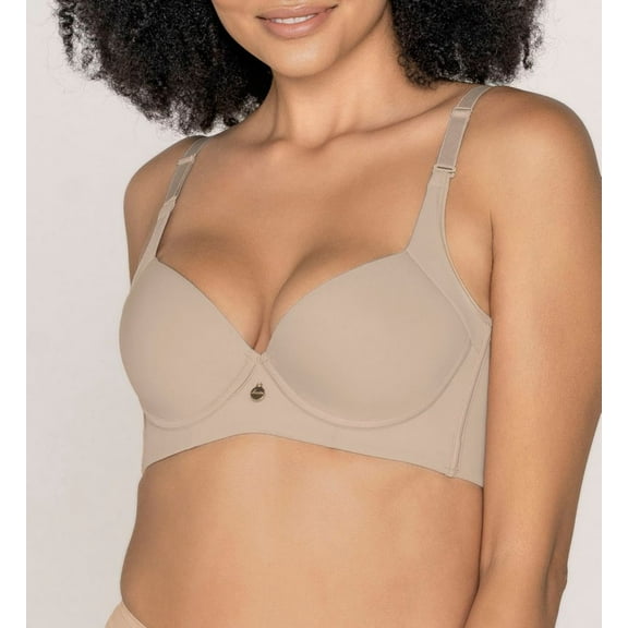 Women's Leonisa 011970 High Profile Back Smoothing Full Coverage Bra (Nude 38D)