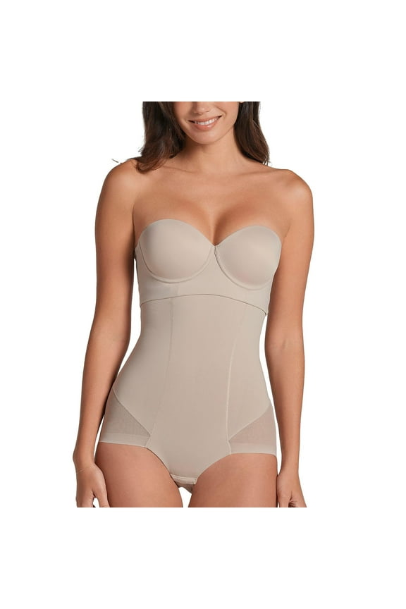 Righteous Curves High Waist Tummy Shaper, Large, Nude