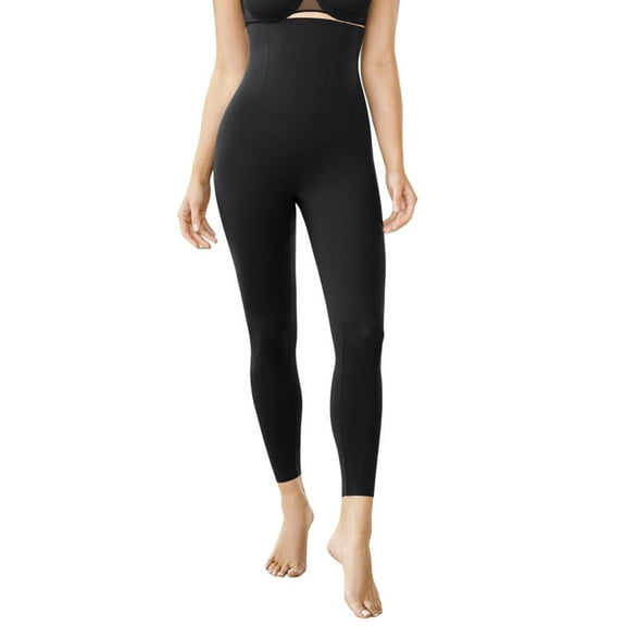 Women's Leonisa 012901 ActiveLife Extra-Hi-Waist Firm Compression Legging (Black 2X)