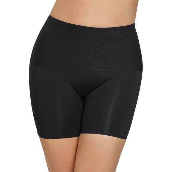 Women's Leonisa 012925 Tummy & Waist Control Shaper Short (Black L)
