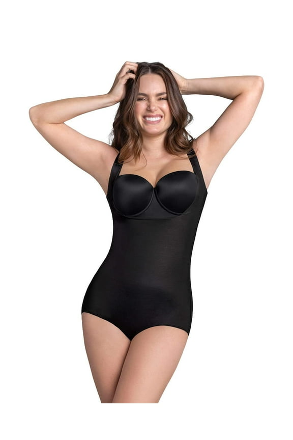 Women's Body Shaper Seamless Firm Tummy Control Shaping Bodysuits Black