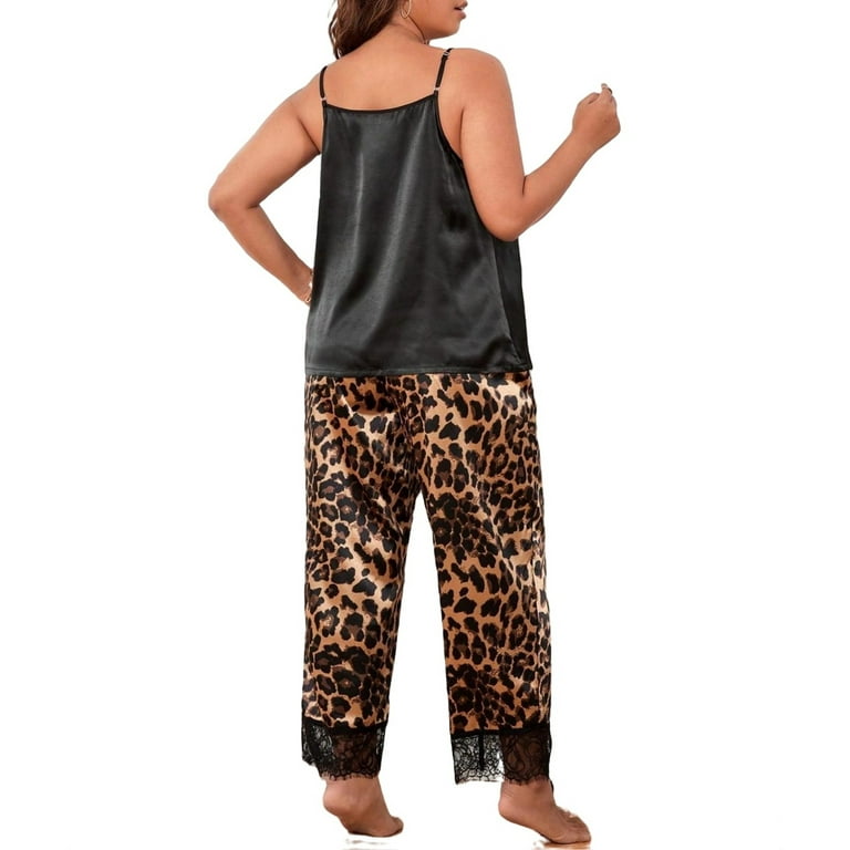 Animal print plus size pajamas store
