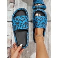 thumbnail image 1 of Women‘s Leopard Print Sandals  Fashionable Thick-Soled Elastic Khaki Indoor House Beach Slippers For Summer  Suitable For Couples, 1 of 7