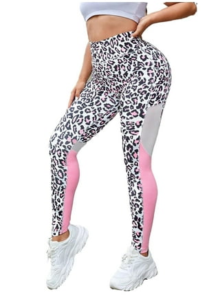Marika Leopard Print Multi Color Silver Leggings Size 1X (Plus) - 71% off