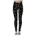 thumbnail image 1 of Women's Leopard Print Tight Leggings Women Casual Pants plus Size Long Womens Casual Pants for Work Comfy Pants Womens Pants Casual Short Womens Casual Leggings Stretchy Work Pants Cropped Pants for, 1 of 3