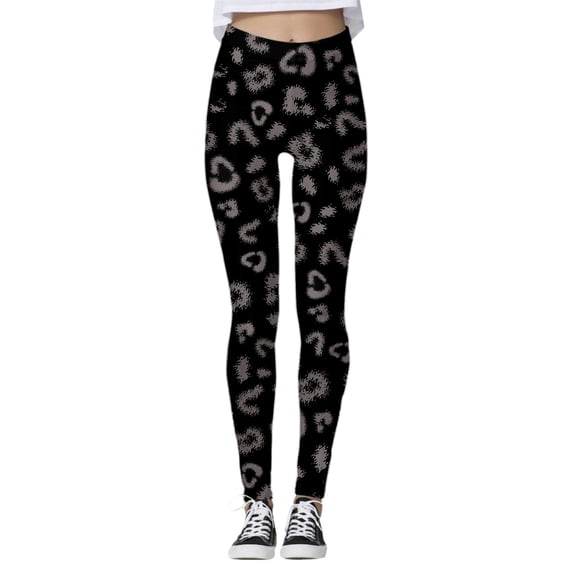 Women's Leopard Print Tight Leggings Women Casual Pants plus Size Long Womens Casual Pants for Work Comfy Pants Womens Pants Casual Short Womens Casual Leggings Stretchy Work Pants Cropped Pants for