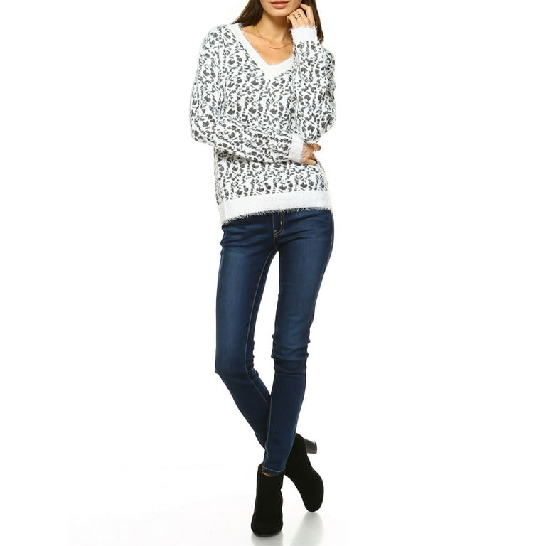 Walmart leopard clearance sweater
