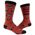 thumbnail image 1 of Women's Let The Good Times Roll Socks Funny Japanese Sushi Sashimi Food Novelty Footwear, 1 of 7