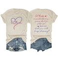 thumbnail image 1 of Women's 'Let Them Misunderstand You' Graphic T-Shirt - Funny Saying, Motivational Print, Casual Fit, 1 of 2