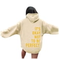 thumbnail image 1 of Women's Letter Print Hoodies Long Sleeved Hoodie With Pockets, 1 of 4