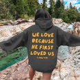 thumbnail image 1 of Women's Letter Print Hoodies Long Sleeved With Pockets Hoodie Zip up Tunic Hoodie Womens Small Sweatshirt Hoodie Long Sleeve Two Dresses Women L Tunic Sweatshirt Women Hoodies with Zipper Sweatshirt, 1 of 4
