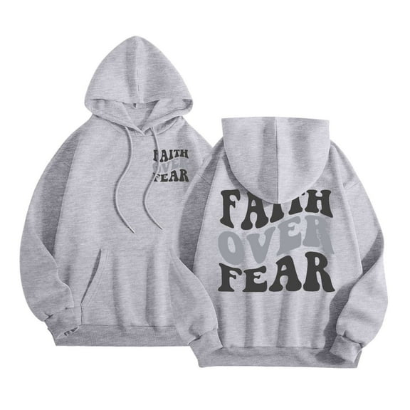 Women's Letter Print Hoodies Long Sleeved with Pockets Casual Sweatshirts for Everyday Wear and Relaxation