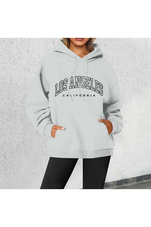 Women's Letter Printed Round Neck Pullover Street Long Sleeve Pullover Hoodie Long Zipper Sweatshirts Women Winter Apparel Womens Zip Sweater Women S Hoodies Zipper Hoodie 100 Percent
