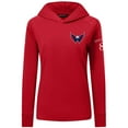 thumbnail image 1 of Women's Levelwear Alexander Ovechkin Red Washington Capitals Impression Name & Number Raglan Hoodie, 1 of 1