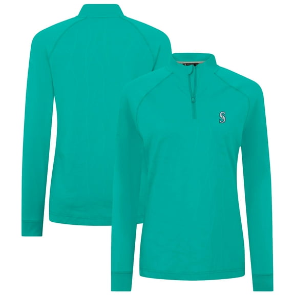 Women's Levelwear Teal Seattle Mariners Amethyst Insignia 2.0 Quarter-Zip Jacket