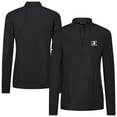 thumbnail image 1 of Women's Levelwear  Black Anaheim Ducks  Upright Quarter-Zip Pullover, 1 of 3