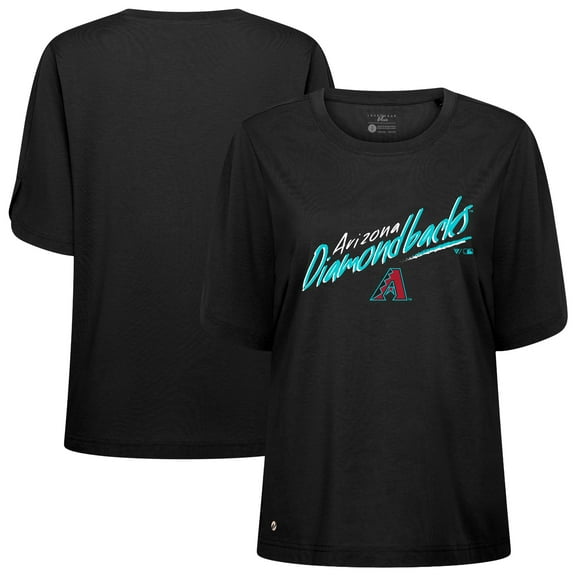 Women's Levelwear Black Arizona Diamondbacks Bloom Sizzle T-Shirt