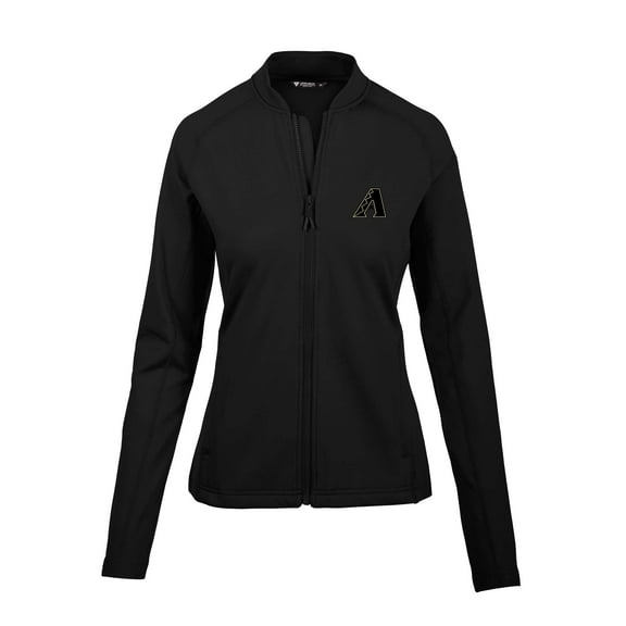 Women's Levelwear Black Arizona Diamondbacks City Connect Ezra Insignia Core Full-Zip Jacket