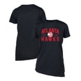 thumbnail image 1 of Women's Levelwear Black Atlanta Hawks Birch T-Shirt, 1 of 3