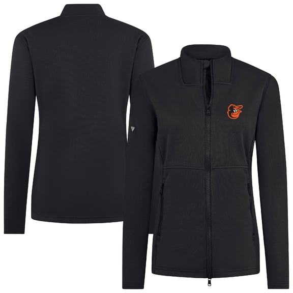 Women's Levelwear Black Baltimore Orioles Driven Insignia 2.0 Full-Zip Jacket