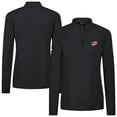 thumbnail image 1 of Women's Levelwear  Black Carolina Hurricanes  Upright Quarter-Zip Pullover, 1 of 3
