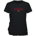thumbnail image 1 of Women's Levelwear  Black Chicago Blackhawks  Airflow Scratched T-Shirt, 1 of 1