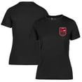 thumbnail image 1 of Women's Levelwear Black Chicago Blackhawks Retro Maddox T-Shirt, 1 of 3