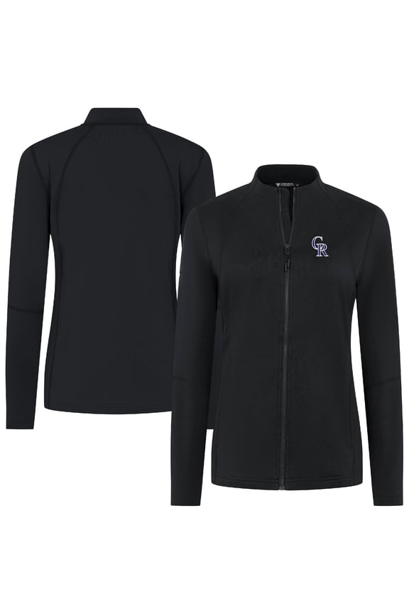 Women's Levelwear Black Colorado Rockies Mesa Insignia 2.0 Full-Zip Jacket
