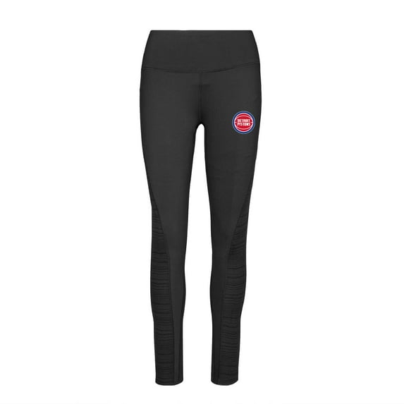 Women's Levelwear Black Detroit Pistons Destiny Insignia Core Leggings