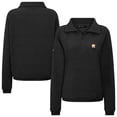 thumbnail image 1 of Women's Levelwear Black Houston Astros Camden Insignia 2.0 Quarter-Zip Top, 1 of 3