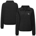thumbnail image 1 of Women's Levelwear Black Kansas City Royals Camden Insignia 2.0 Quarter-Zip Top, 1 of 3