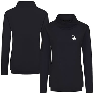 Women's Levelwear Black Los Angeles Dodgers Advance Insignia 2.0 Raglan Pullover