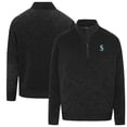 thumbnail image 1 of Women's Levelwear Black Seattle Mariners Camden Insignia 2.0 Quarter-Zip Jacket, 1 of 3