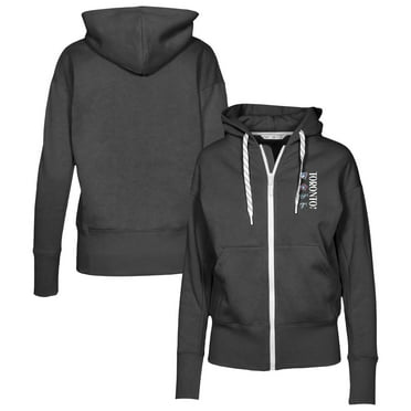 Women's Levelwear Black Toronto Blue Jays Cooperstown Collection Gardinia Full-Zip Hoodie