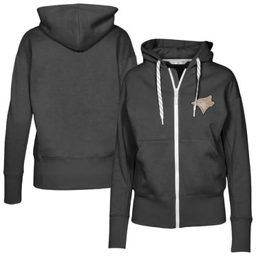 Women's Levelwear Black Toronto Blue Jays Gardinia Full-Zip Hoodie