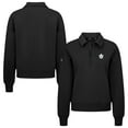 thumbnail image 1 of Women's Levelwear  Black Toronto Maple Leafs  Canmore Quarter-Zip Pullover, 1 of 3