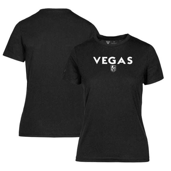 Women's Levelwear Black Vegas Golden Knights Maddox City Capsule T-Shirt