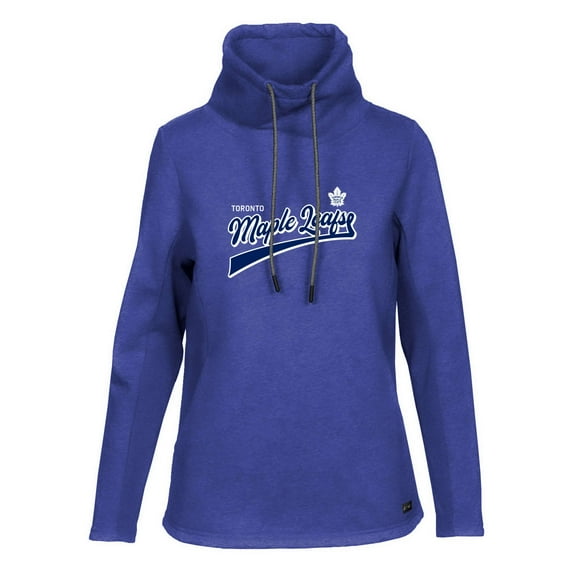Women's Levelwear Blue Toronto Maple Leafs Loop Retro Script Pullover Top