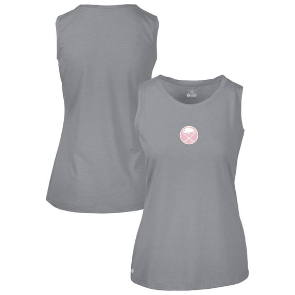 Women's Levelwear Gray Buffalo Sabres Mother's Day Macy Core Tank Top