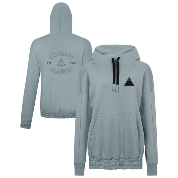 Women's Levelwear  Gray Colorado Avalanche Waterfall Nightfall Pullover Hoodie