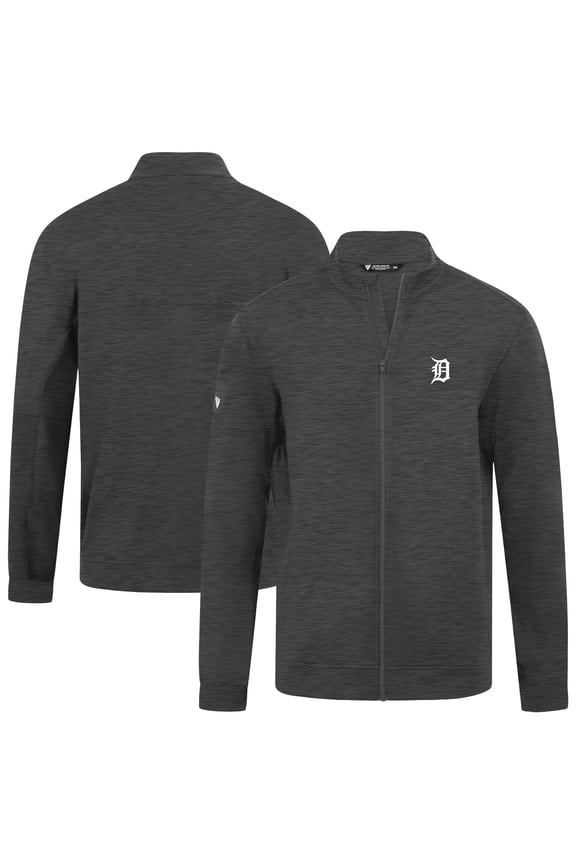 Women's Levelwear Gray Detroit Tigers Alec Insignia 2.0 Full-Zip Jacket