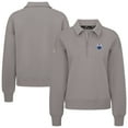 thumbnail image 1 of Women's Levelwear  Gray Edmonton Oilers  Canmore Quarter-Zip Pullover, 1 of 3
