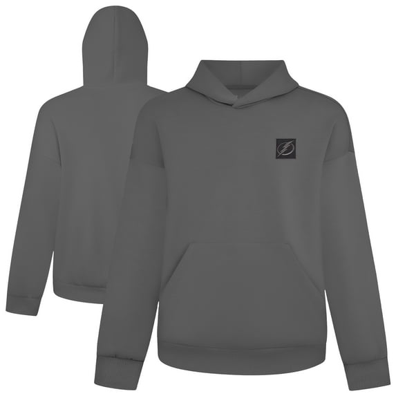 Men's Levelwear Gray Tampa Bay Lightning Luxe Signature Heirloom Tri-Blend Pullover Hoodie