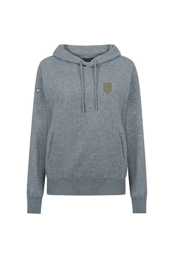 Women's Levelwear Gray USMNT Adorn Copper Hoodie